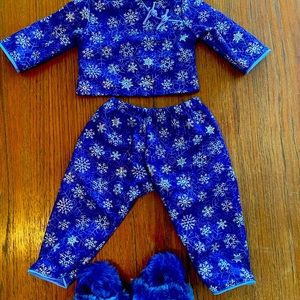 American Girl Snowflake Pajamas